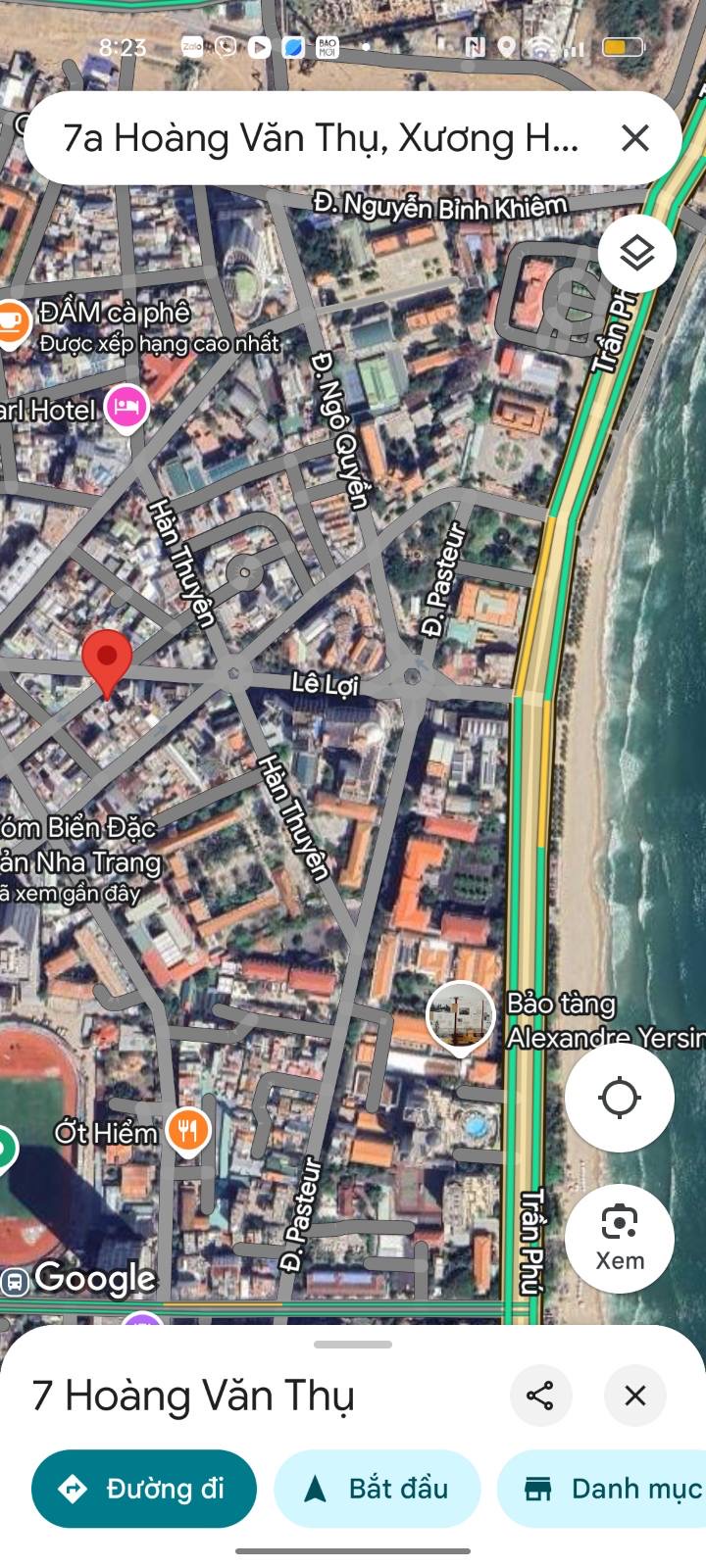 BÁN NHÀ MẶT TIỀN HOÀNG VĂN THỤ, XƯƠNG HUÂN ,NHA TRANG SÁT BIỂN- 140M NGANG 7M- GIÁ BÁN 22TỶ00